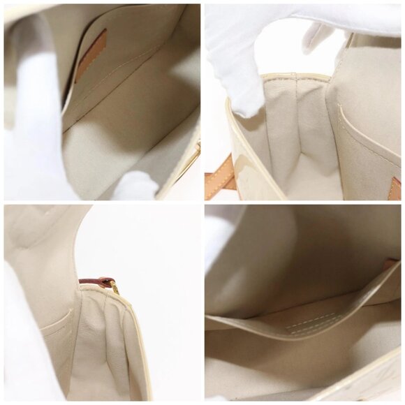 LOUIS VUITTON Monogram Vernis Bell Flower PM Bag Broncorail - Picture 15 of 16